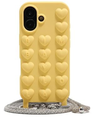 Bimba Y Lola Heart-Motif Phone Case - Metallic