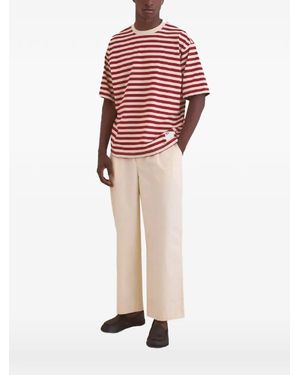 Woc Striped T-Shirt - Red