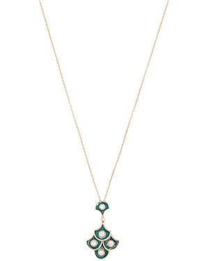 Selim Mouzannar 18Kt Rose Fish For Love Diamond Necklace - Metallic