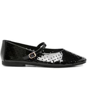 Linda Baumann Perforated Flats - White