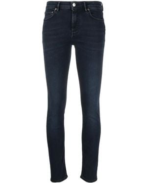 Acne Studios Climb Skinny Washed Denim Pants - Blue