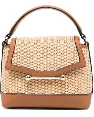 Strathberry Mosaic Nano Tote Bag - Natural