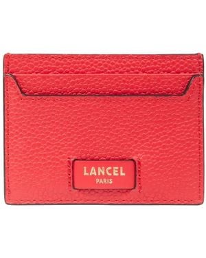 Lancel Ninon Card Holder - Red