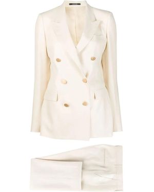 Tagliatore Double-Breasted Blazer - Natural