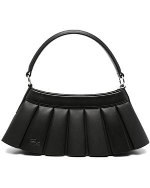 Lacoste Pleated Tote Bag - Black