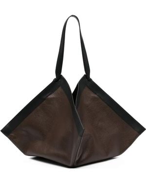 Yuzefi Large Wonton Shoulder Bag - Black
