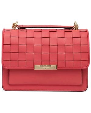 MICHAEL Michael Kors ウーブン ショルダーバッグ - レッド