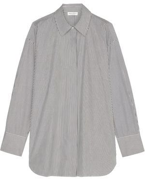 Marc O' Polo Striped Button-Up Shirt - Gray