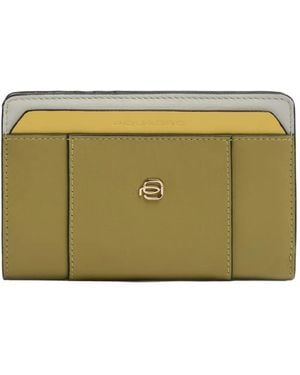 Piquadro Bi-Fold Wallet - Green