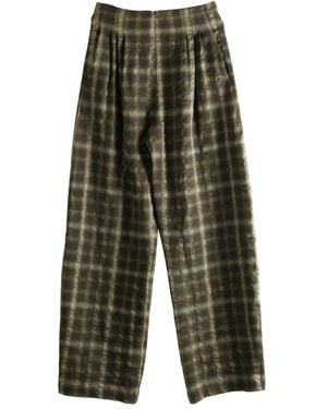 Cortana チェック パンツ - グリーン