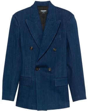 DSquared² Double-Breasted Jacket - Blue