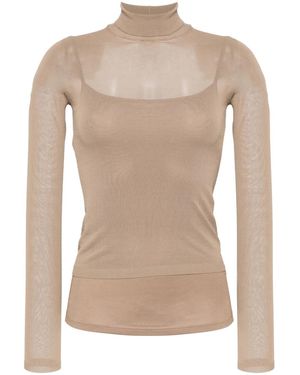 Max Mara Fatuo ハイネック プルオーバー - ナチュラル