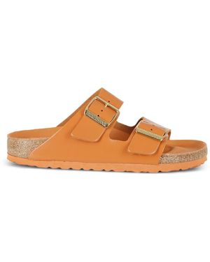 Birkenstock Sandales Arizona En Cuir - Orange