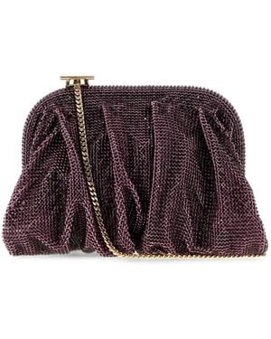 Benedetta Bruzziches La Petite Venus Clutch - Purple