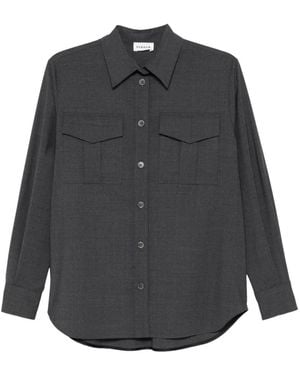 P.A.R.O.S.H. ポケット シャツ - グレー