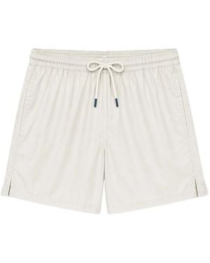 LES HÉRITIERS Badeshorts Mit Kordelzug - Weiß