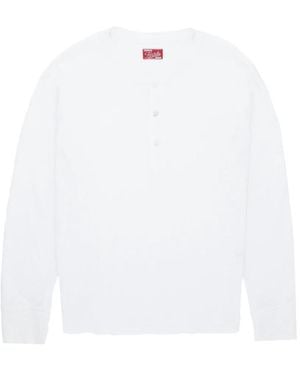 Fortela Amish Waffle-Knit T-Shirt - White