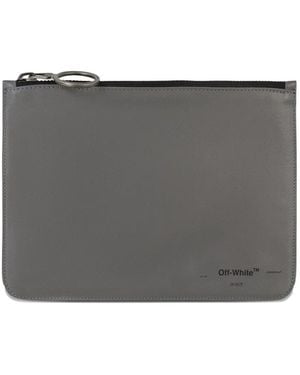 Off-White c/o Virgil Abloh Zip Wallet - Grey