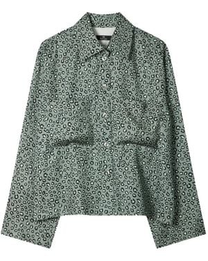 Paul Smith Animal-Print Shirt - Green
