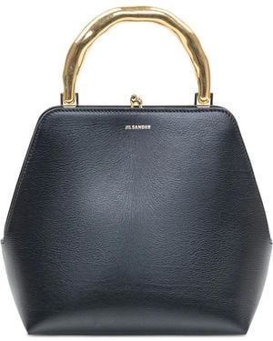 Jil Sander Goji Square Tote Bag - Blue