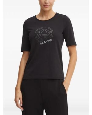 Sportalm Graphic-Print T-Shirt - Black