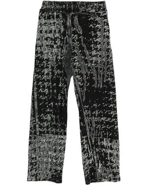 DIESEL Patterned Pants - Gray