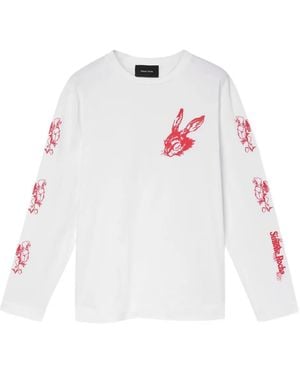 Simone Rocha Tortoise & Hare Long-Sleeve T-Shirt - White