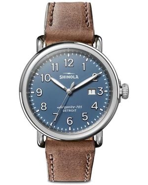 Shinola Runwell 41 Mm Horloge - Blauw