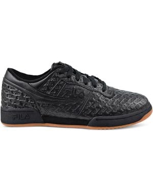 Fila Original Fitness Logo-Pattern Sneakers - Black