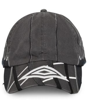 Umbro X Slam Jam Casquette Goalkeeper À Imprimé Graphique Et Effet Usé - Gray