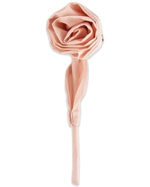 Simone Rocha Broche Con Motivo De - Blanco