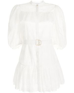 Acler Lace-Panel Dress - White
