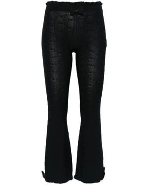 Balenciaga Bow Ruffled Pants - Black