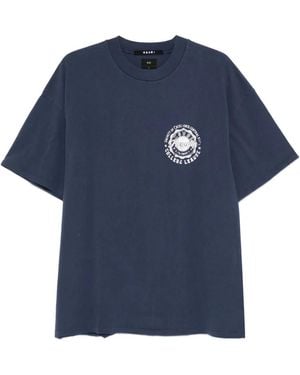 Ksubi Stacks Boyfriend Graphic-Print T-Shirt - Blue