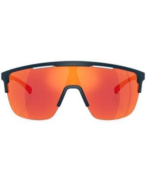 Arnette An4381 Semi-Rim Oversized-Frame Sunglasses - Orange