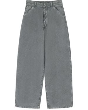 Lemaire Snow-Wash Tapered Pants - Gray