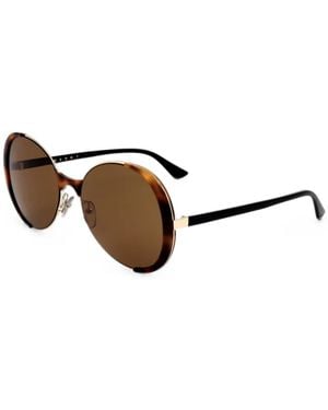 Marni Tortoiseshell-Effect Round-Frame Sunglasses - Brown