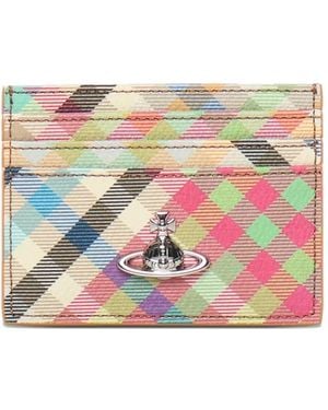 Vivienne Westwood Orb-Plaque Card Holder - Pink
