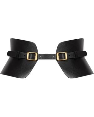Maison Close Leather Corset Belt - Black
