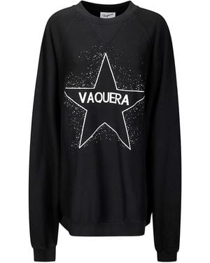 VAQUERA Star-Graphic Sweatshirt - Black