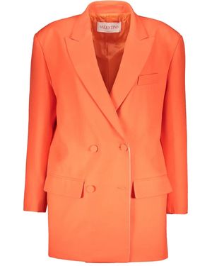 Valentino Garavani Double-Breasted Blazer - Orange