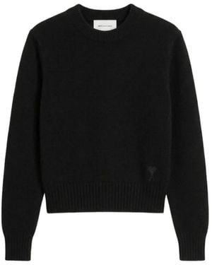 Ami Paris Ami De Coeur Sweater - Black