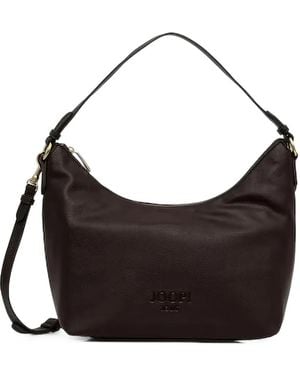 Joop! Cuore Lettera Dalia Logo-Debossed Grained-Effect Tote Bag - Black