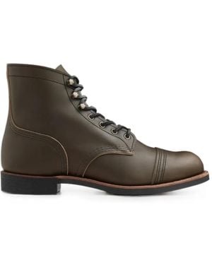 Red Wing Iron Ranger Biker Boots - Brown
