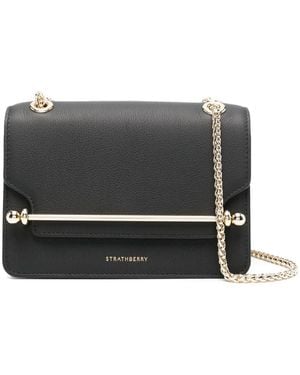 Strathberry Mini East/West Cross Body Bag - Grey