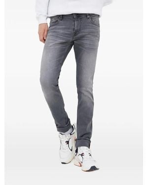 Guess Vaqueros Miami Con Logo - Azul