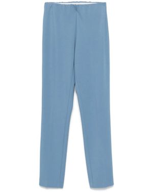 Le Tricot Perugia Pressed Crease Trousers - Blue