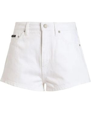 Dolce & Gabbana Denim Shorts - White