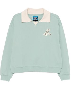 SPORT b. by agnès b. Sweatshirt mit Logo - Blau