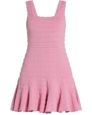 LoveShackFancy Maryann Minikleid - Pink